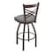 Holland Bar Stool Co 25" Swivel Counter Stool, Bronze Finish, Graph Seat 82025BZ020 - alternate 4